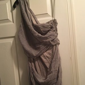 One shoulder dress mini dress